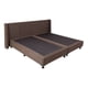thumbnail image 3 of Box Base Cama King Size + Cabecera Milan Chocolate Dicasa Milan Bless, 3 of 8