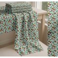 thumbnail image 6 of Soimoi Green Cotton Poplin Fabric Leaves,Insect & Floral Artistic Printed Fabric 1 Yard 42 Inch Wide, 6 of 7
