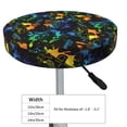 thumbnail image 2 of Uemuo Retro Truck Pattern Round Bar Stool Seat Covers Washable Stool Cushion Slipcover Elastic Bar Chair Covers-14 inch, 2 of 7