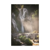 Trademark Fine Art 'Kuang Si Falls' Canvas Art by Philippe Sainte-Laudy