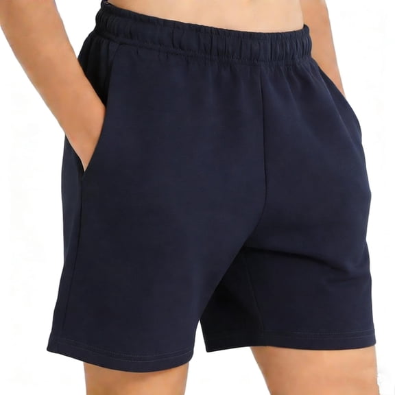 Bnwani Shorts for Girls Relaxed Fit Casual Girls Shorts Pull-On Comfortable Short Navy Size 5-15