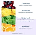 thumbnail image 4 of Breathe-X - Allergy & Sinus Relief Supplement - Supports Sinuses & Nasal Discomfort - Non-Drowsy & Fast-Acting - Quercetin, Bromelain, Citrus Bioflavonoids, Nettle Leaf & Vitamin C - 180 Capsules, 4 of 5