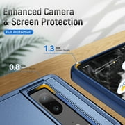 Allytech Google Pixel 7A Case 6.1 - Heavy Duty Shockproof Protective Anti-Scratch Slim Fit Dual Layers Hybrid Back Cover Shell Case for Google Pixel 7A - Blue