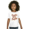 thumbnail image 5 of Cute Fall Pumpkin Spice and Prayers Girls Kids T Shirt Tees Teen Brisco Brands S, 5 of 6