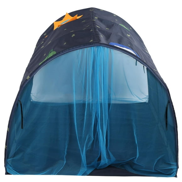 Kids Play Bed Tent Children Play Tunnel Tent Sky Dream Bed Tents Double Net Curtain & Carry Bag For Kids Portable Pop Up Baby Toddlers Play-housing