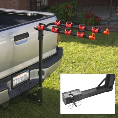 Best Choice Products 4-Bike Steel Trunk Hitch Mounted Bicycle Carrier Rack for Cars, Trucks, Vans, (Best Cargo Vans For Camping)