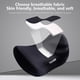 thumbnail image 5 of Almohada cervical de espuma viscoelástica para reposacabezas de coche | Almohada de viaje ergonómica y supersuave con funda extraíble y transpirable | Sujeta el cuello y la espalda de conductores y, 5 of 7
