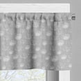 thumbnail image 5 of Ambesonne Earthy Valance & Curtain, Neutral Muted Tone Dandelion, 55"x45", Pale Grey, 5 of 7