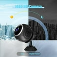 thumbnail image 3 of Home Surveillance Security Camera, 1080P Mini Security Camera Indoor with Night Vision, 150° Viewing Angle Nanny Camera Compact Size with TF Card Slot for Living Room Courtyard Office, 1.2 in, 3 of 9
