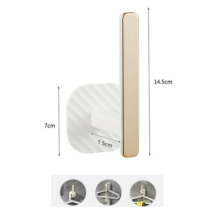 

Coat Hooks Heavy Duty Wall Mount Strong Enough Hanging No Hanger Hooks for Clothes Bathroom Hook for Shower Windows Kitchen Jackets Clothes White
