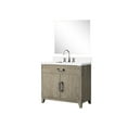 thumbnail image 6 of Grey Oak Single 36 In. W X 22 D Bath Vanity, White Quartz Countertop, 34 Mirror, Faucet, Top, Intriguing, 6 of 6