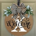 thumbnail image 2 of Xihbxyly Placa para Corona de Puerta Principal, Decoración para Todo El Año, Estilo de Temporada, Señal de Bendición Familiar, Lista para Regalar, Tamaño 30 X 30 Cm, 2 of 2
