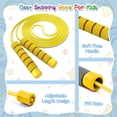 thumbnail image 3 of 2pcs Jump Rope with Skin-Friendly Foam Handles, Adjustable Jumping Rope for Kids, 2.6 m Skipping Rope for Girls Boys Exercise Workout Outdoor, 3 of 7