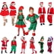 thumbnail image 2 of Nuevo disfraz de Navidad para niños, disfraz de Papá Noel, ropa para niños con sombrero, tutú de Cosplay para niña, vestidos rojos, regalo de fiesta de Carnaval, 2 of 4