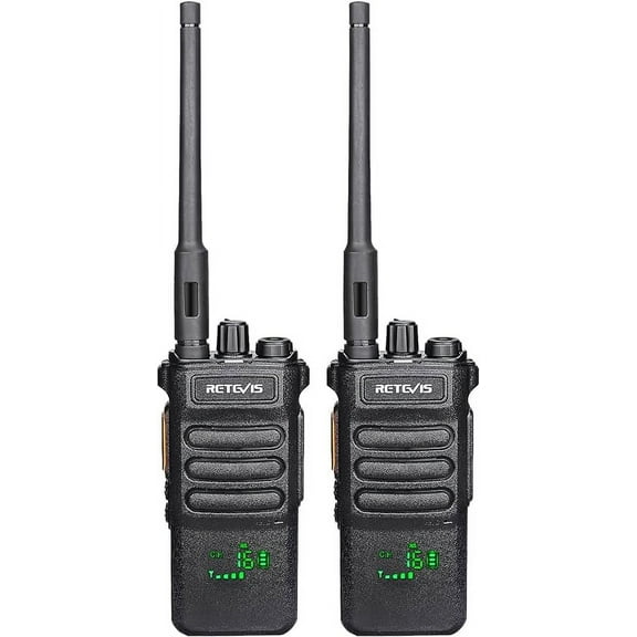 RT86 Two Way Radios Long Range,High Power Walkie Talkies with 2600mAh Rechargeable,Remote Alarm,Flashlight, Handheld 2 Way Radio for Off-Roading Overland Farm Hunting(2 Pack)