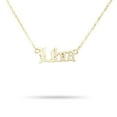 thumbnail image 2 of Sonducket Doce signos del zodiaco encanto constelaciones amistad collar joyería cadena colgante para amante Festival regalos Libra oro Type3 NO3, 2 of 6