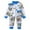 White, variant on Kids Toddler Boys Girls Easter Pajamas Animal Truck Rabbit Buddy Pajamas Easter Gift Sleepwear Pjs Set(6-12 Months,Dark Blue)