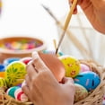 thumbnail image 5 of Kjfeif Mini Unfinished Wooden Easter Eggs, 2.36 Inch Unpainted Artificial Eggs for DIY Painting Crafts, Blanks for Decorating and Spring Projects, 5 of 5