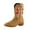 Brown, variant on Women's Cowboy Boots Mid Calf Cowgirl Boots Embroidered Western Knee High Boots for Women