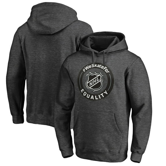 Men's Heather Gray NHL #WeSkateFor Pullover Hoodie