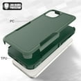 thumbnail image 3 of Decase Heavy-Duty Rugged Case for iPhone 15,Dual Layer Military Grade Drop Protection Anti-Fingerprint Anti-Scratch Hard Back Cover Silicone Bumper Shockproof Protective Case for iPhone 15,Darkgreen, 3 of 5