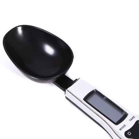 

500g/0.1g Mini Electronic Digital Innovative Spoon Scale LCD Display Electronic Measuring Spoon Household Supplies Food Weight Scale for Kitchen (Black)