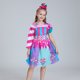 thumbnail image 3 of Vestido de princesa para niña, vestido de dulces de Halloween, vestido de niña de Navidad, 3 of 6