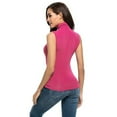 thumbnail image 2 of Augper Women's Soft Cotton Mock Turtleneck Shirt Baselayer Tops Underwear Shirt, 2 of 3