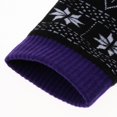 thumbnail image 4 of 1 par de calcetines creativos estampado de pabras divertidas para hombre, diseñador Púrpura Zulema Calcetines del novio de la boda, 4 of 8