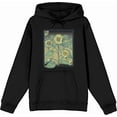 thumbnail image 4 of Natural World Sunflower Frame Adult Black Long Sleeve Hoodie-Medium, 4 of 6