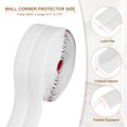 thumbnail image 3 of Uxcell Wall Corner Protector 1.6 in x 9.8 Ft, Self Adhesive Wall Corner Peel and Stick Molding for Ceiling Countertop, White, 3 of 7