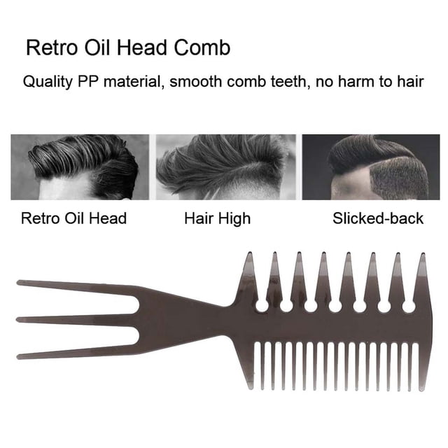 Hairstyle Comb Hairdressing Wide Tooth Oil Hair Comb Large Tooth Plastic Practical