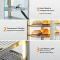 thumbnail image 3 of RovSun 3-Tier Commercial Food Warmer, 3 of 8