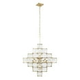 thumbnail image 6 of Varaluz Cubic 6-Lt Chandelier - Calypso Gold, 6 of 7