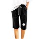 thumbnail image 3 of Puntoco Pantalones Cortos De Verano Mujer Moda 2024 Pantalones Cortos De Mujer Algodón Y Lino Estampado De Moda Cintura Elástica Pantalones De 5 Pulgadas Cordón Pantalones Cortos De 5 Pulgadas, 3 of 4