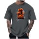 thumbnail image 1 of Blusas y camisas de manga corta y cuello redondo para hombre. Blusas/camisetas de manga corta con cuello redondo y estampado de Halloween para hombre. Blusa para hombre., 1 of 4