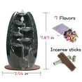 thumbnail image 3 of Kingsglen Ceramics Waterfall Incense Burner/Backflow Incense Burner/Incense Holder (Starry Sky), 3 of 6