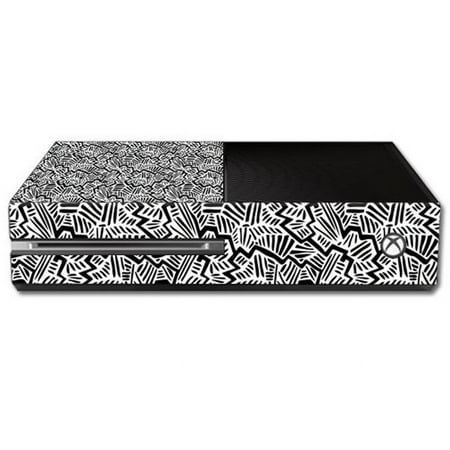 Skin Decal Wrap Compatible With Microsoft Xbox One Abstract Black