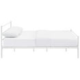 thumbnail image 5 of Modway Alina Powder Coated Sturdy Steel Full Platform Bed Frame in White, 5 of 6