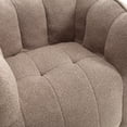thumbnail image 5 of PORKISS Soft Bean Bag Chair with Footstool, Fluffy Lazy Sofa Chenille Fabric Bean Bags Comfy Couch for Adults Teens, Coffee, 5 of 12