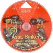 SouthBend 125-Piece Removable Split Shot Sinker Kit Assortment 170-FP