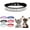 Black, variant on 1Pcs Bling Dog Collar, Rhinestone Dog Collars Cute Diamond Jewel Sparkle Fancy Leather Cat Pet Collar for XXS, XS, S, M, L, XL, XXL Puppy Girl Female