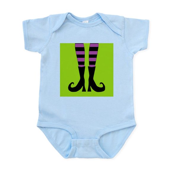 CafePress - Halloween Witch Feet Infant Bodysuit - Baby Light Bodysuit, Size Newborn - 24 Months