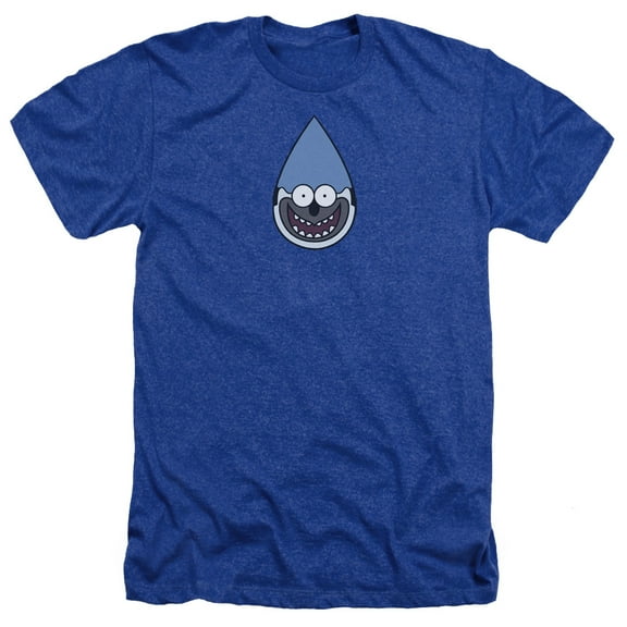 Regular Show - Mordecai - Heather Short Sleeve Shirt - Large