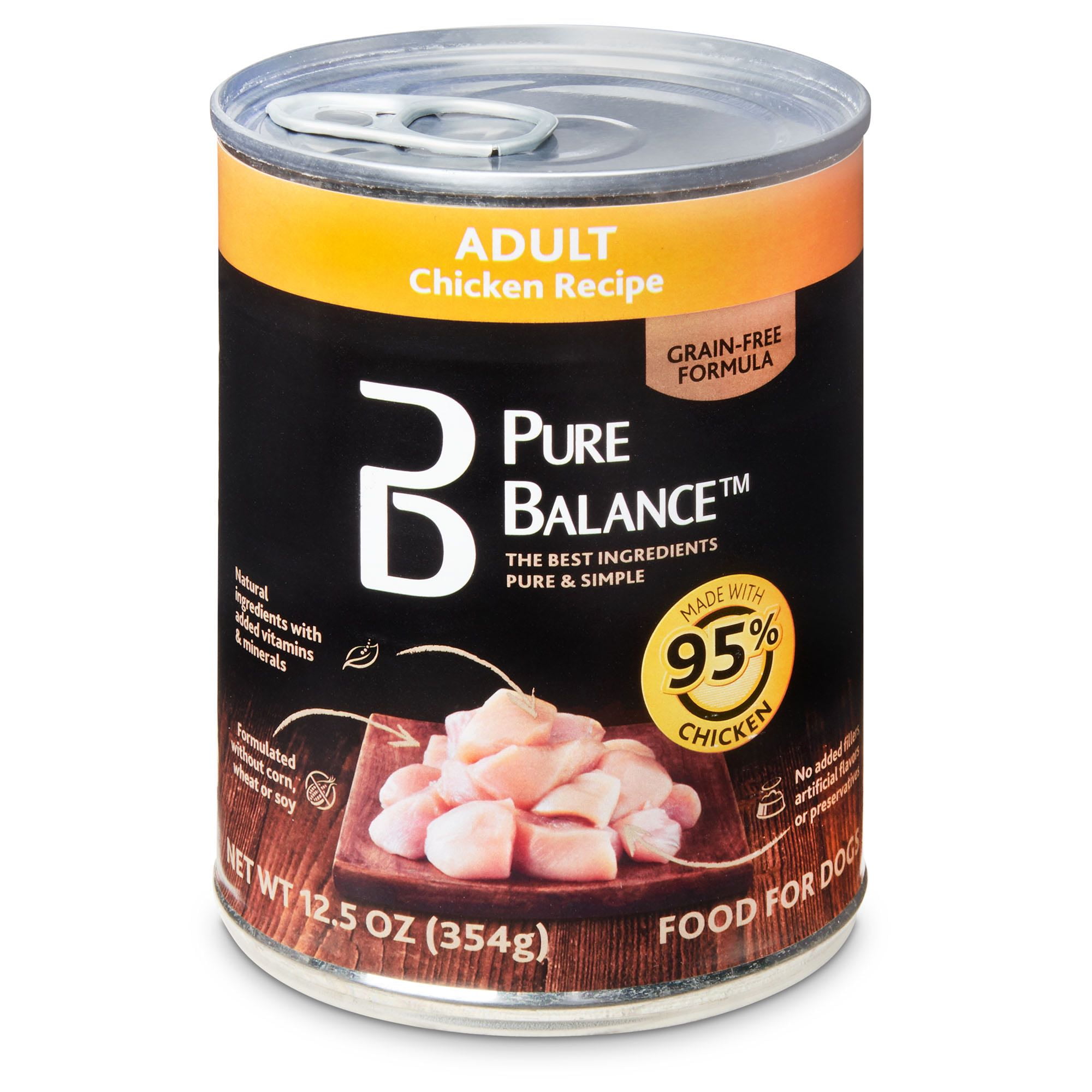 Pure Balance Canned Dog Food Feeding Chart