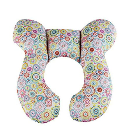 Floral Infant Neck Pillow for Carseats and Strollers (0-1 year
