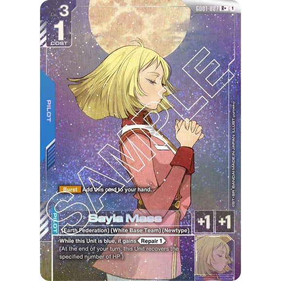 Gundam Newtype Rising Rare Sayla Mass GD01-087