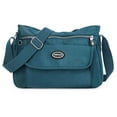 thumbnail image 2 of Spencer Large Crossbody Bags for Women Zip Pocket Cross Body Purses Waterproof Nylon Shoulder Handbag Ladies Casual Messenger Satchel, Smoky Gray, 2 of 10
