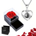 thumbnail image 3 of Sentmoon Collier pour Femmes Collier Personnalisé avec Images Intégrées pour Femmes Coffret Cadeau de Collier Personnalisé Ensemble Offrir à Sa Blonde Collier avec Image de la Saint-Valentin Cadeau Personnalisé, 3 of 8