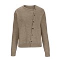thumbnail image 5 of Lovskoo 2024 Cardigan Sweaters for Women Casual Long Sleeve Loose Solid Ladies Outing Cardigan Blouse Sweater Coat Khaki, 5 of 7